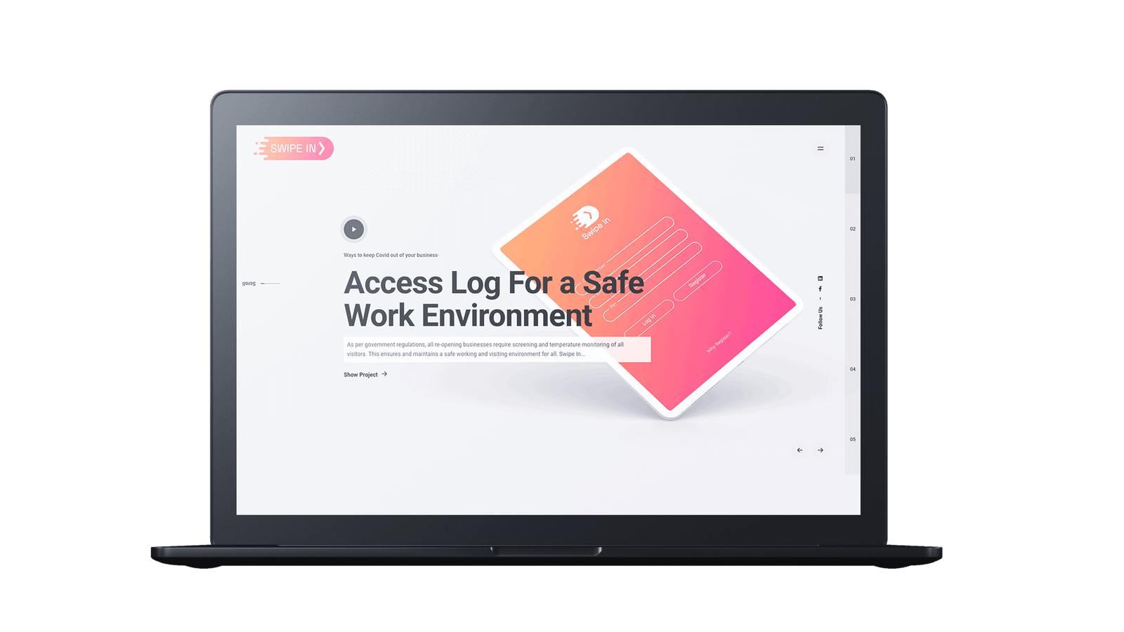 Swipe-In App